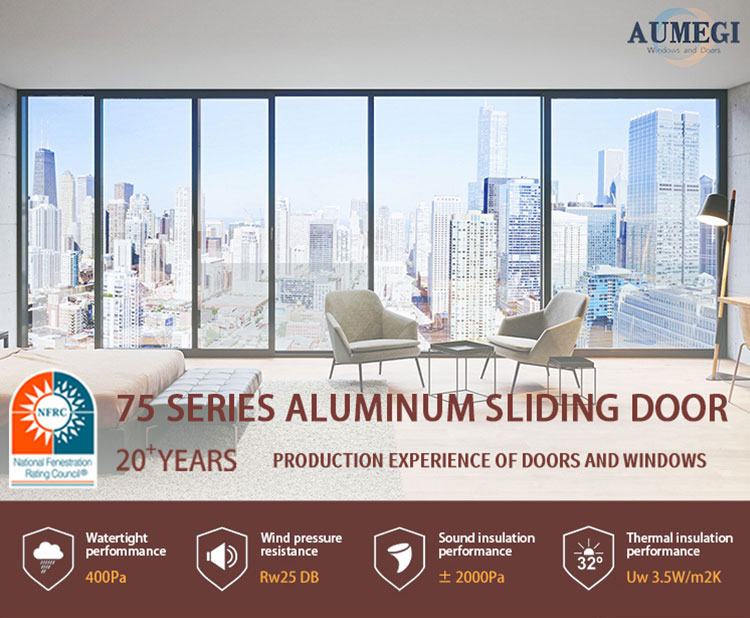 75 series sliding door structural detail