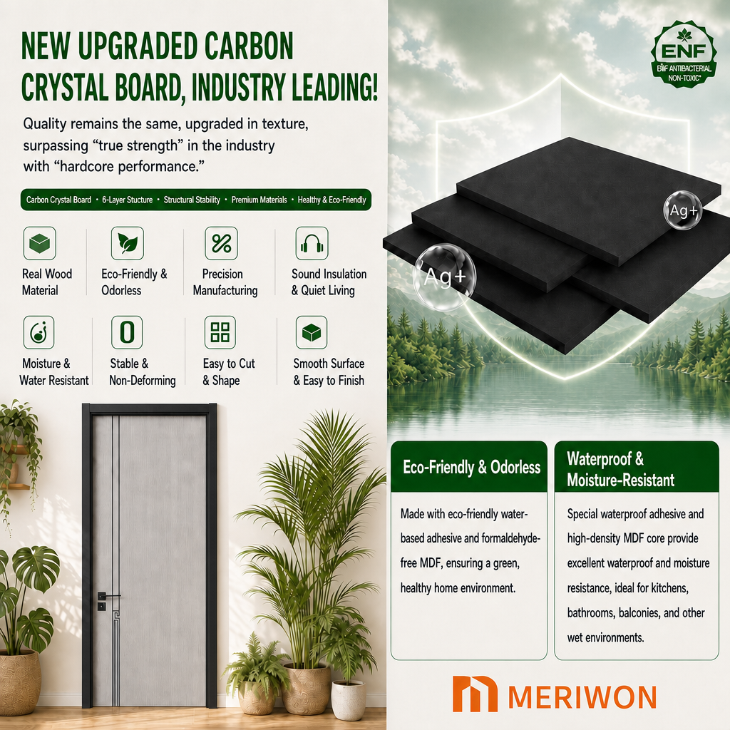 Luxury Aluminum Clad Wood Doors Environmental Friendly and Fire Retardant with Melamine Faced Board for Apartment and Villa