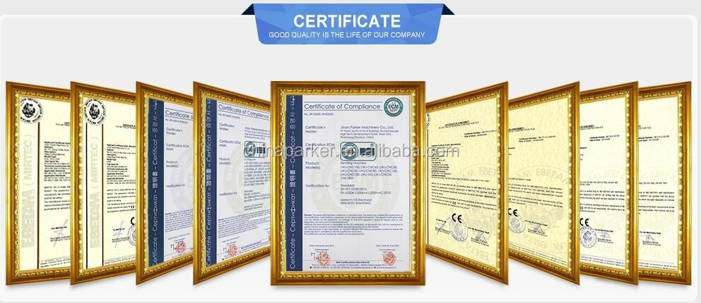 PARKER CE Certification 1