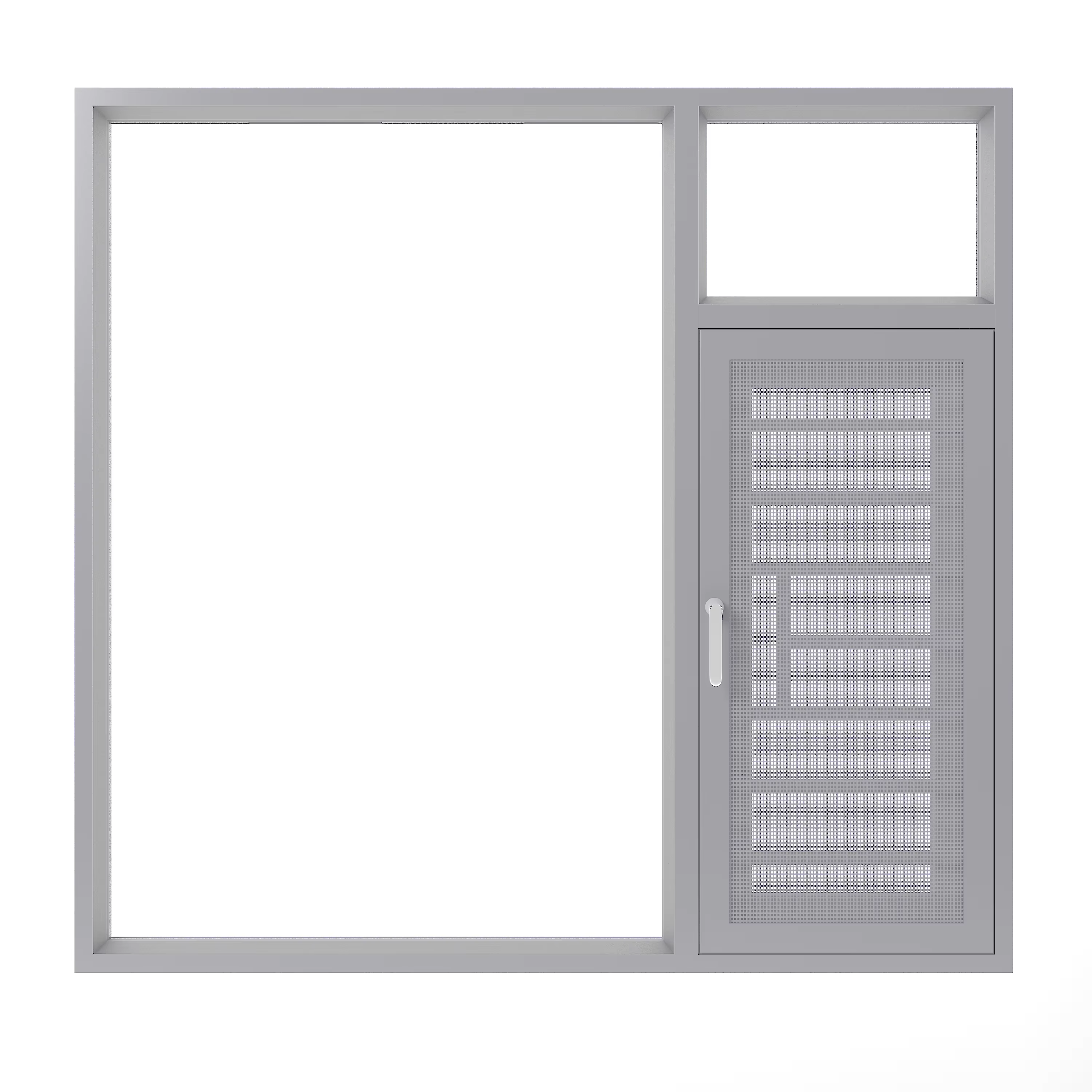 Fuson Oem Hurricane Windows Sound Poof Aluminum Casement Window Double Toughened Glass Aluminum Windows