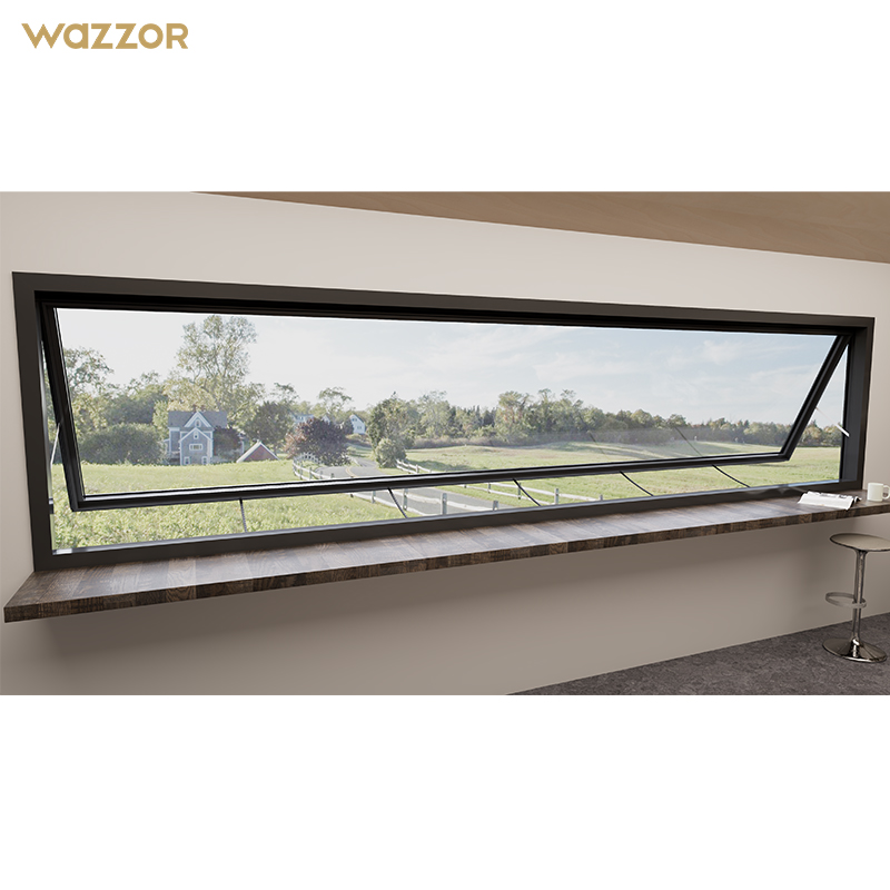 Wazzor High Quality Apartment Aluminum Alloy Electric Window Lifting Up And Down Automatic