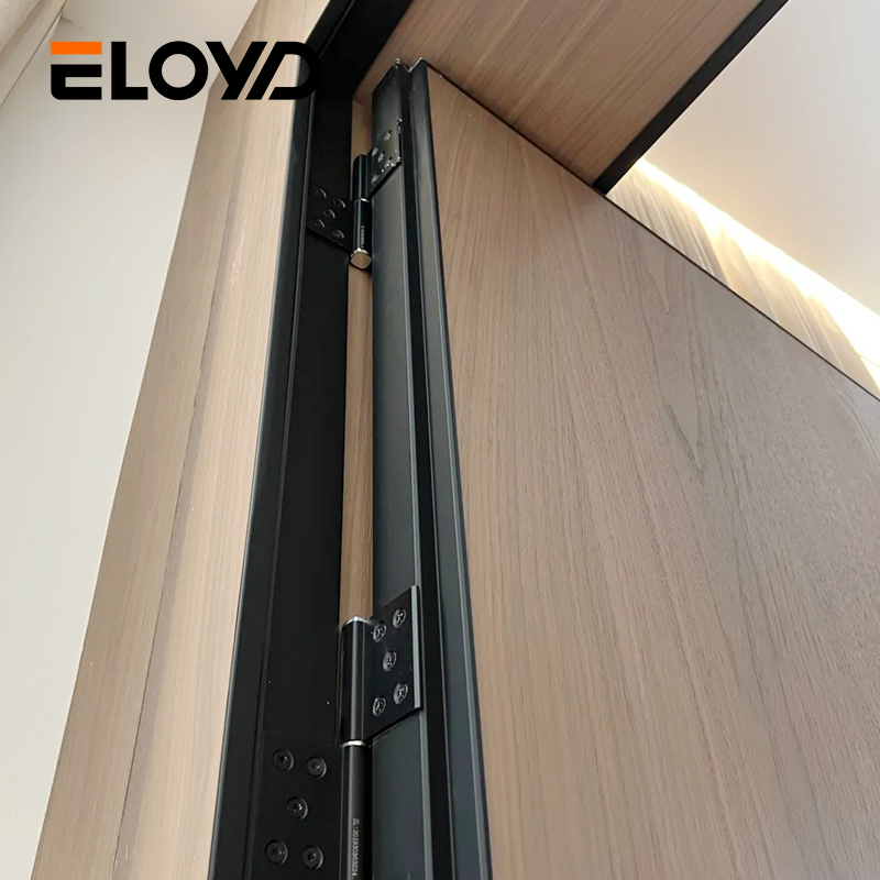Eloyd Modern Ultra-Narrow Windproof Energy Efficient Durable Aluminum Solid Wood Eco Customized Color Interior Doors 5-Year