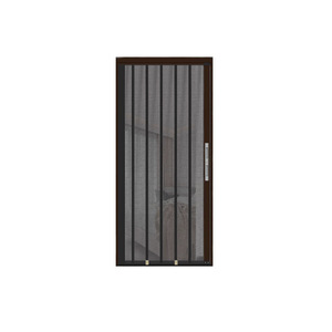 Folding Sliding Diamond Mesh Aluminum Alloy Screen Door