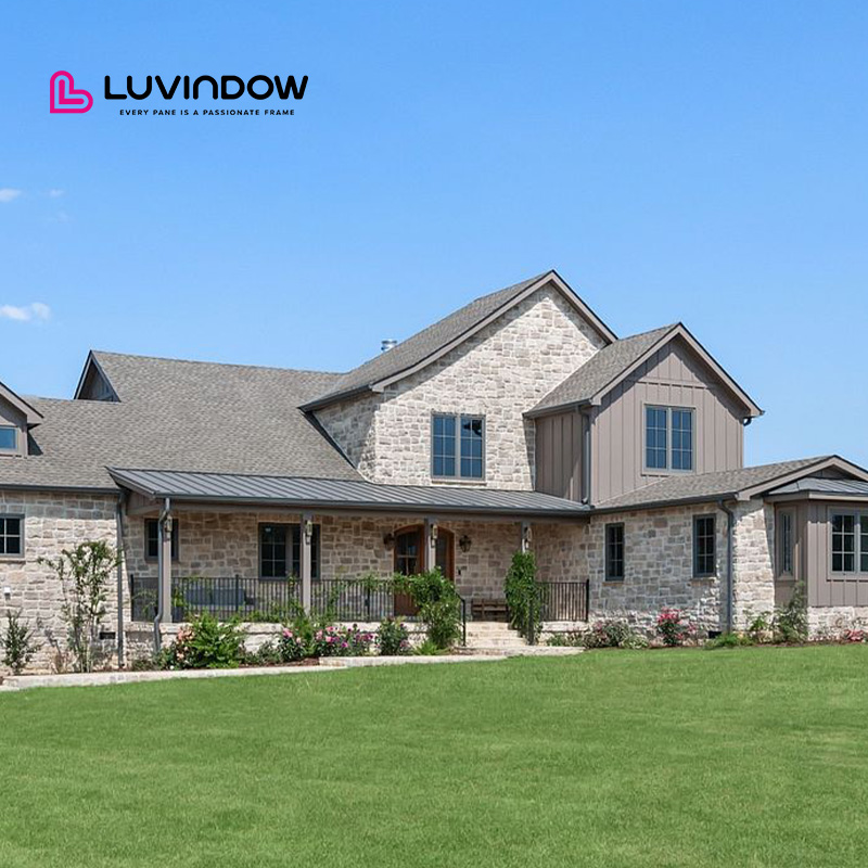 Sturdy Components Smooth Crank High Efficiency Thermal Break Modern Aluminum Awning Windows for Bathroom American Style Projects