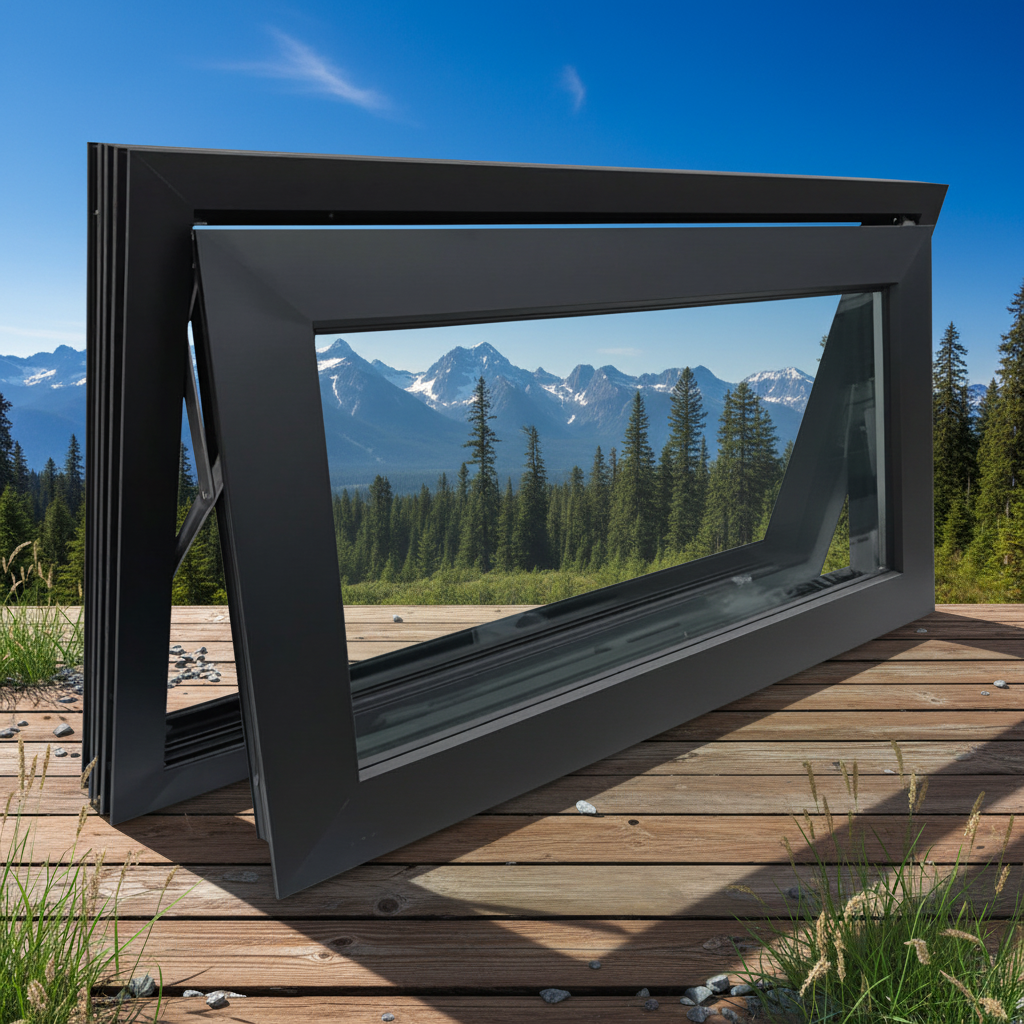 Aluminum Alloy Louver Folding Vent Window Stainless Steel Soundproof Hurricane Proof Energy Star Qualified 5-Year Warranty For