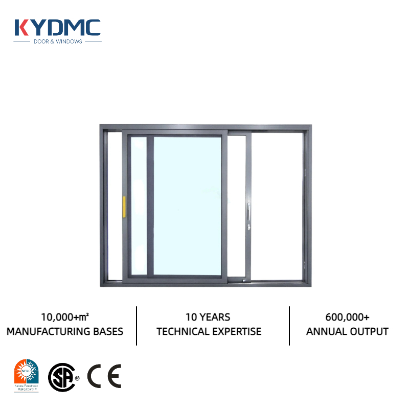 NFRC American Modern Heavy Waterproof Garden Sliding Door AS2047 Terrace Double Glass Thermal Break Aluminum Patio Lift Sliding