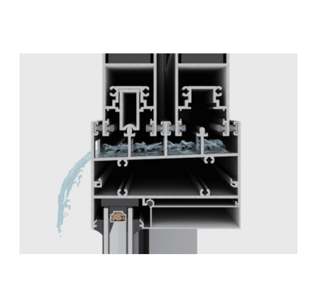 Australian Standard AS2047 Waterproof Double Glazed Aluminium Alloy Glass Horizontal Sliding Windows with Independent Drainage