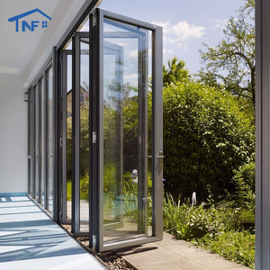 OEM NFRC Waterproof Thermal Break Aluminum Outdoor Bifold Door