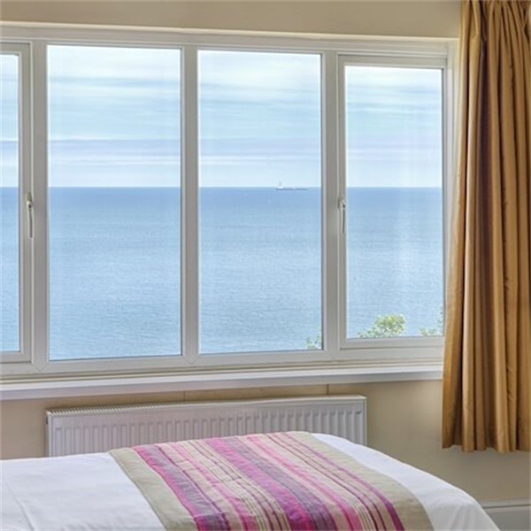 Modern Anti-Theft Aluminium Sliding Doors and Balcony Windows AS2047 Horizontal Design with Louver Curtain Tinted Glass Screen