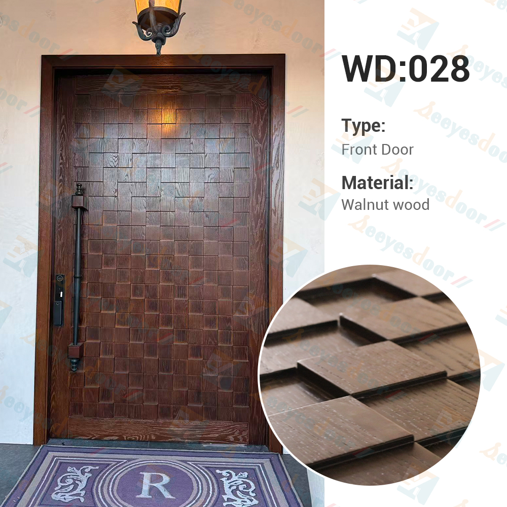 Finished wood doors