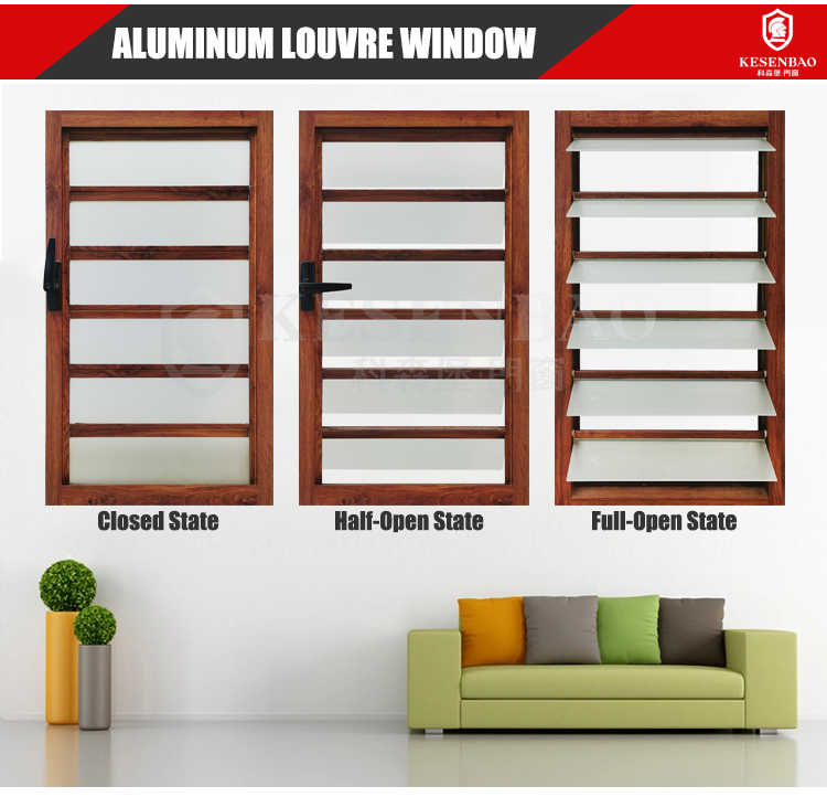 Aluminum Louvre Window Specifications Details