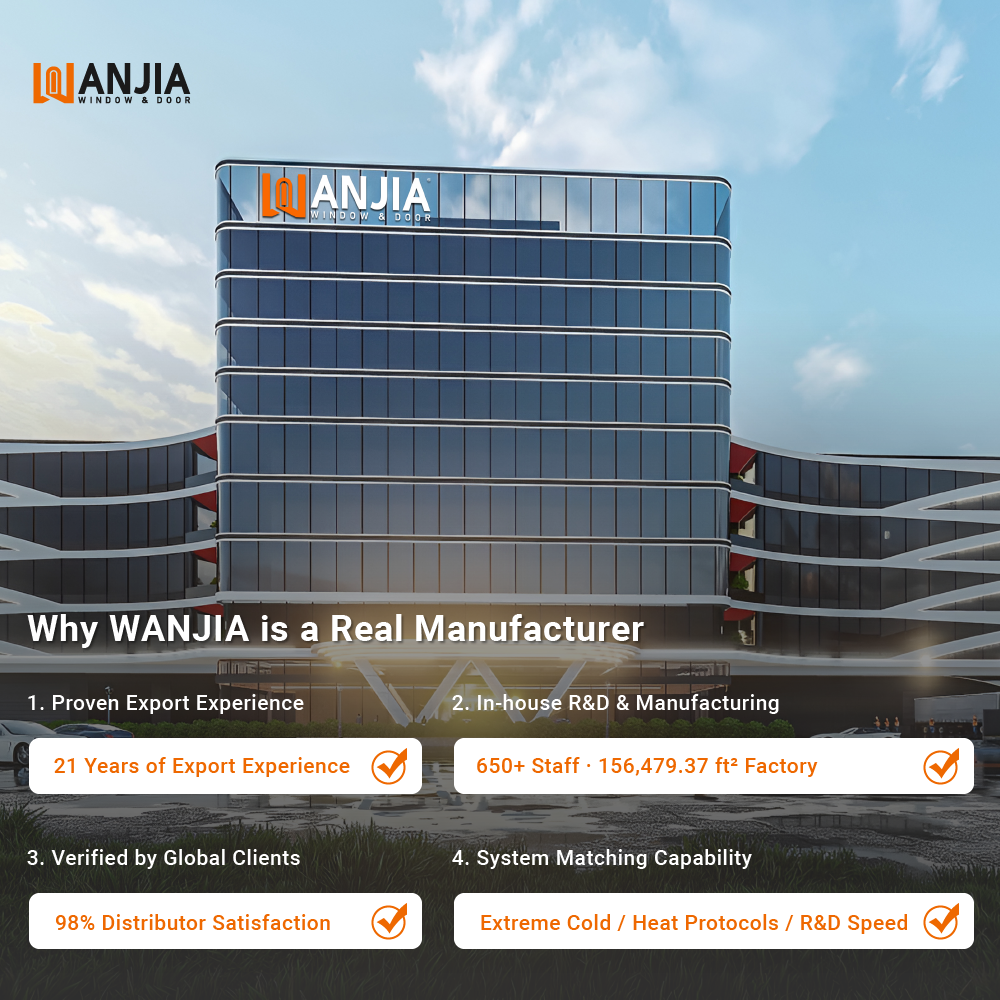 WANJIA Smart Multi Lock Entrance Doors Aluminum Doors Front Entry Anti Theft Exterior Security Doors