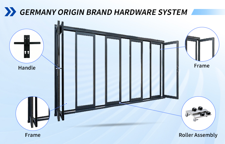 Aluminium Folding Door Showcase 1