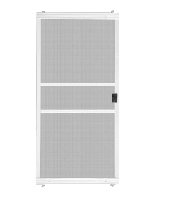 New Anti Air Aluminum Alloy Black White Fiberglass Sliding Screen Doors