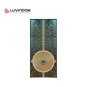 Modern Heavy Duty Aluminum Alloy Entrance Door for Architect Designed Villas
