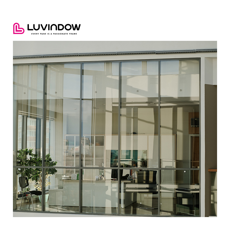 Boston Energy Efficient Window Wall Thermal Break Aluminum Panoramic View Wind Resistant Design for Commercial Exterior Use