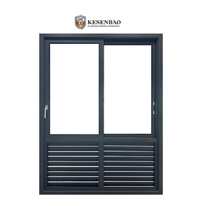 Low-E Glass Aluminium Sliding Windows Energy Efficient AS2047 NFRC CE
