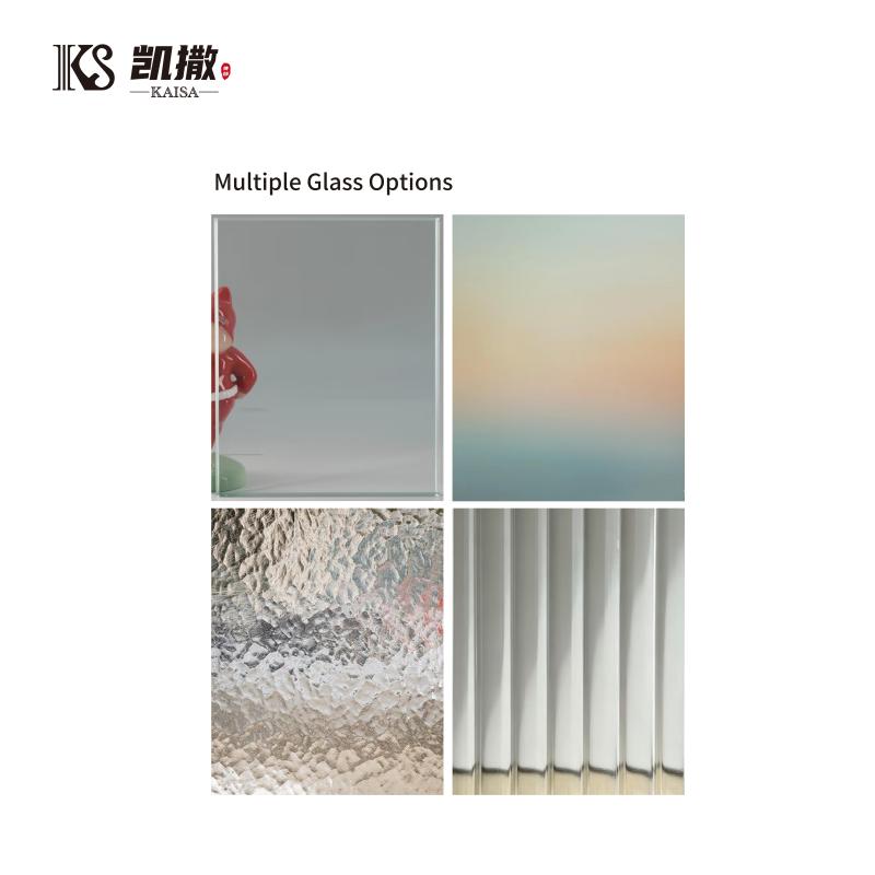 Modern Swing Opening Front Entry Doors Wood Aluminum Alloy Metal Iron Exterior Security Doors Exterior Doors for Houses