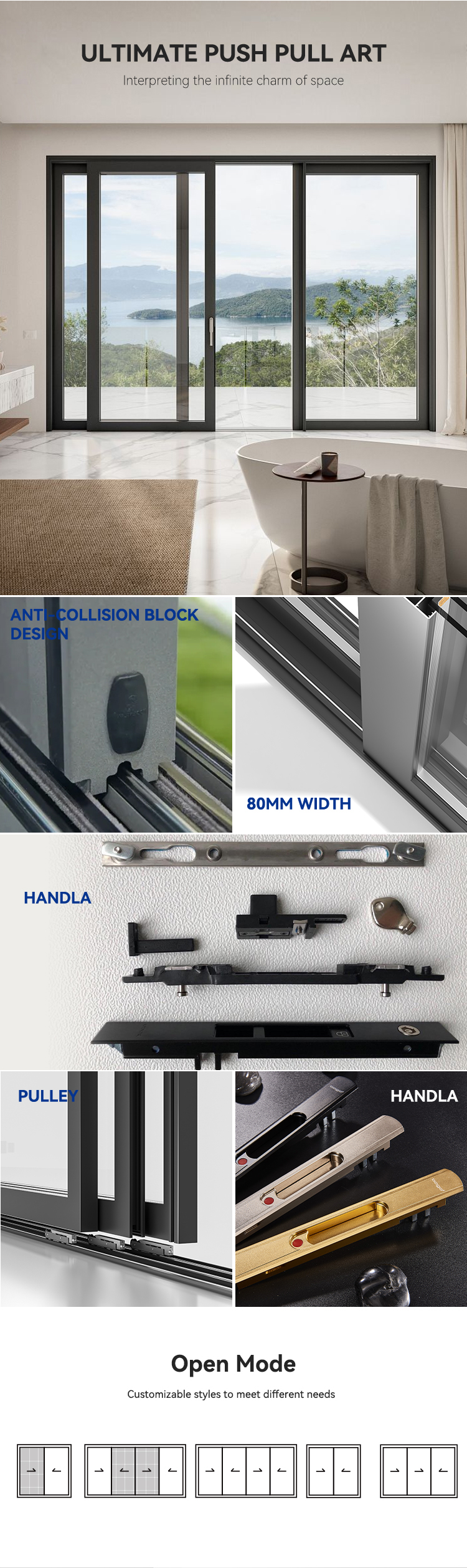 Sliding Door Frame View