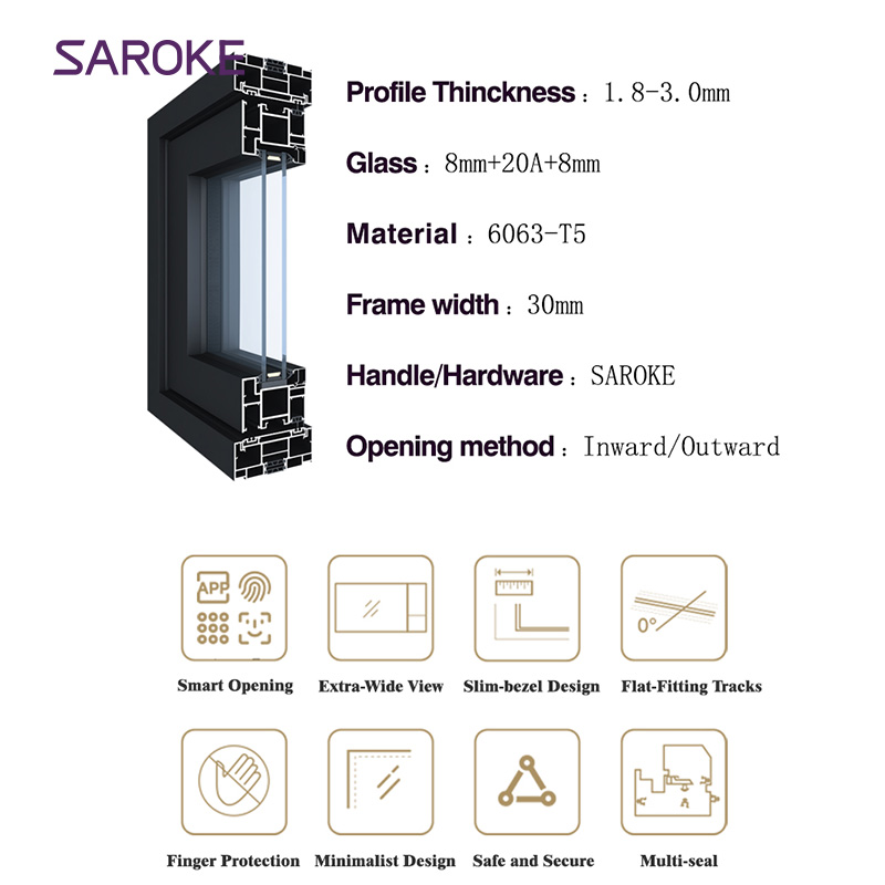 Modern Luxury Residential Fingerprint Single Big Vertical Modern Outdoor Pivot Door for House