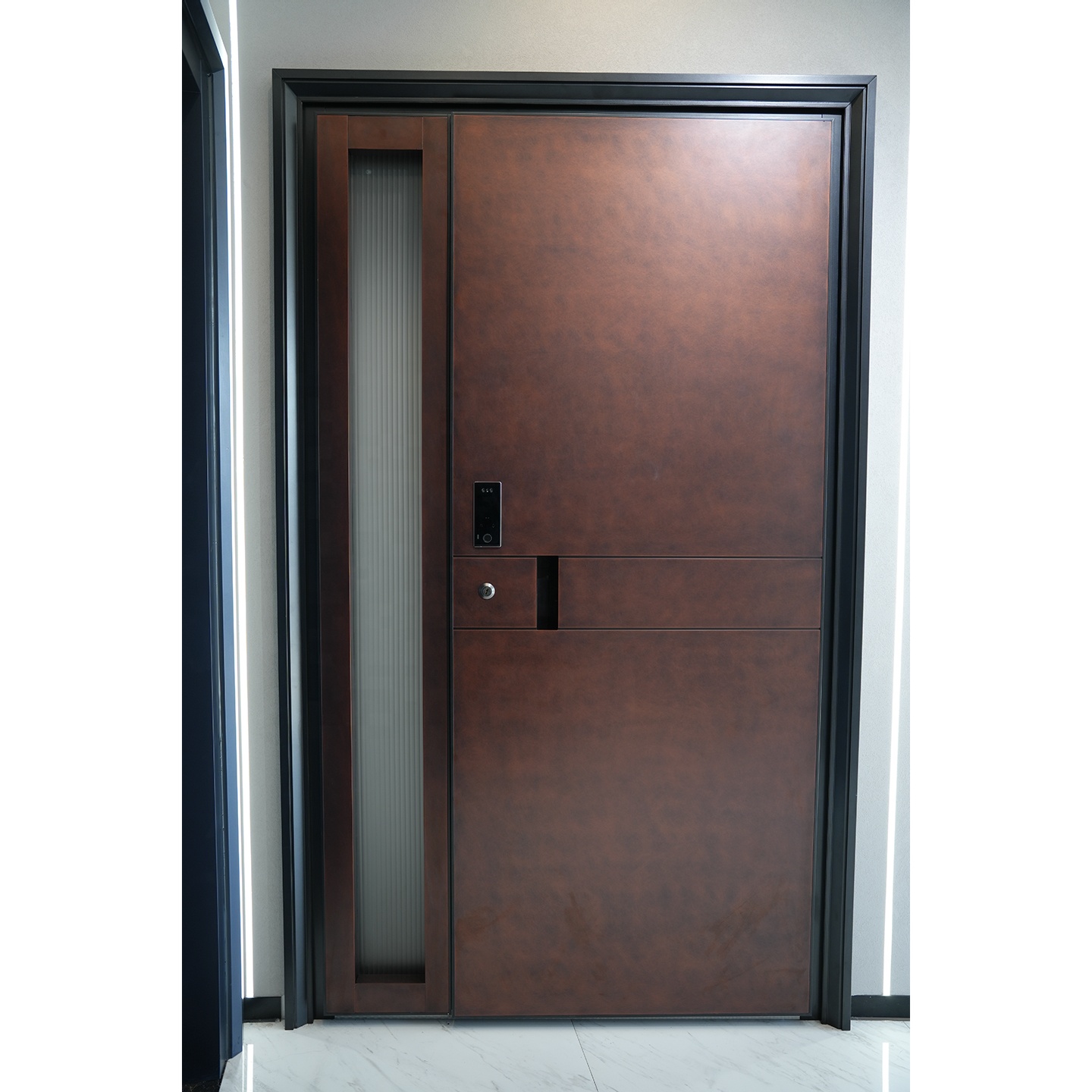 Factory Wholesale Exterior Entry Crittal Door Design Tempered Glass Aluminum French Double Glass Swing Casement Door