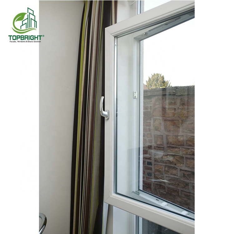 French Panoramic Window Thermally Broken Glazed Casement Aluminum Tilt and Turn windows