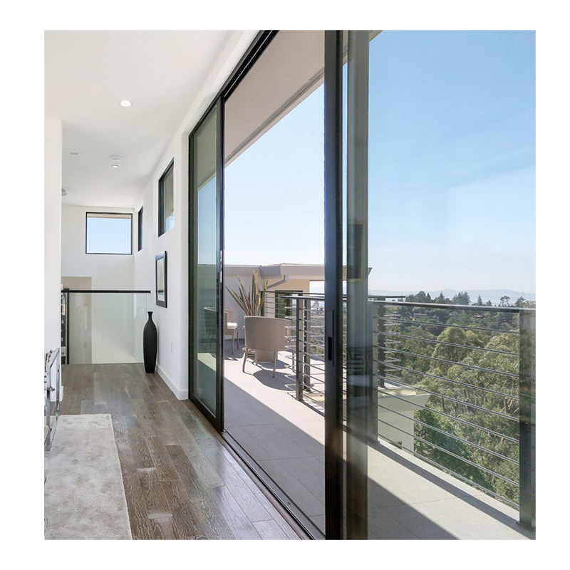Exterior Conceal Stacking Door Sliding Patio Door Aluminium Hidden Glass Pocket Slide Doors Inside the Wall