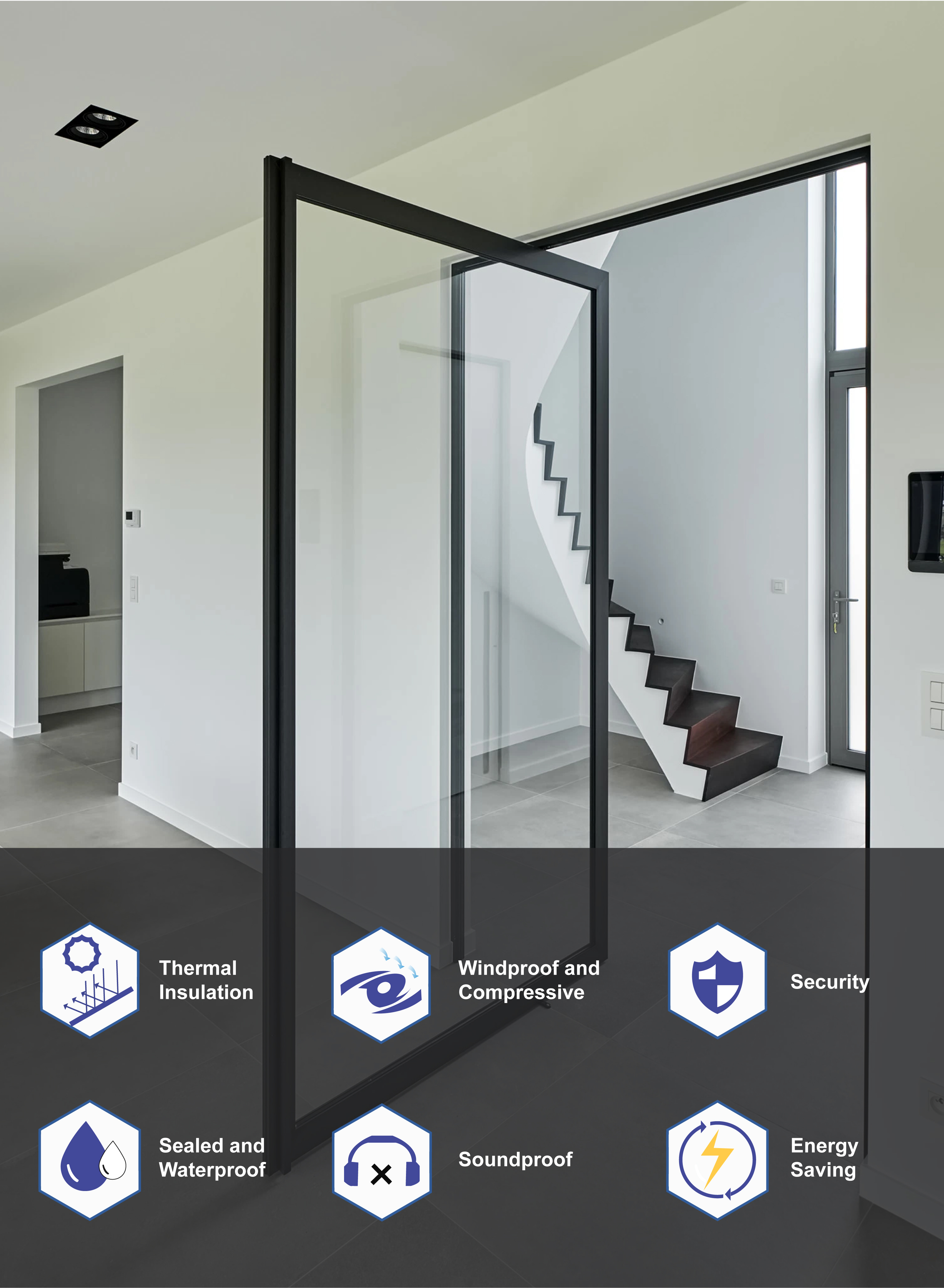 Pivot Door Product Structure Layout
