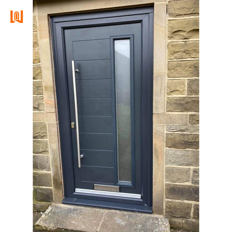 WANJIA Smart Multi Lock Entrance Doors Aluminum Doors Front Entry Anti Theft Exterior Security Doors