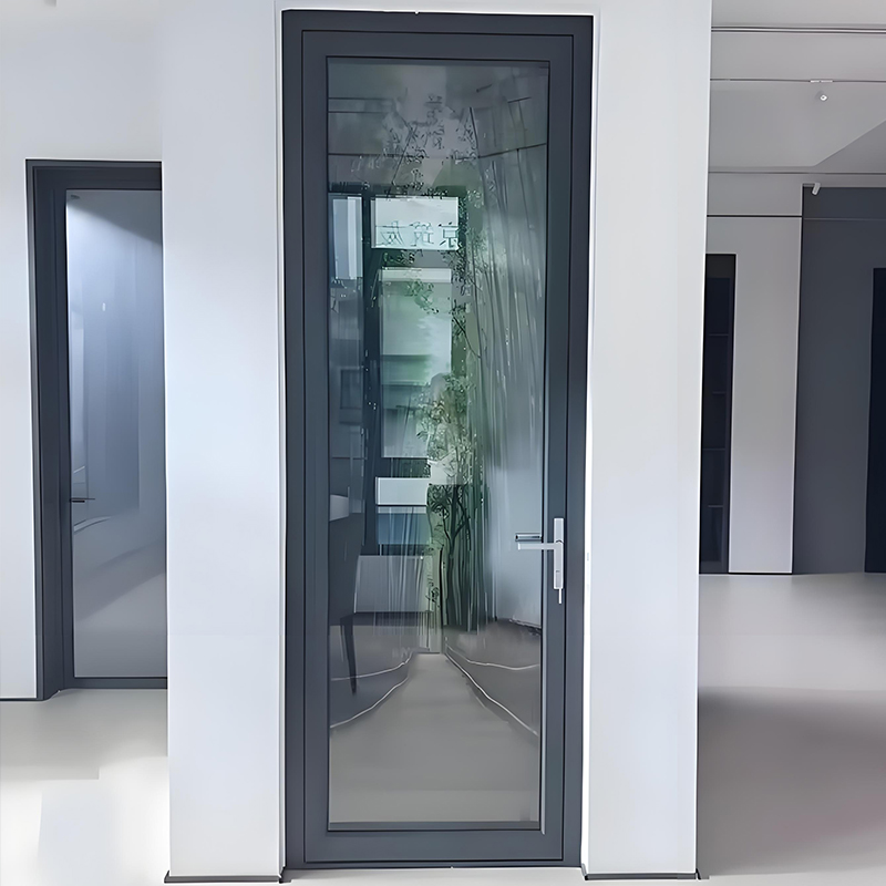 Modern Double Swing Aluminum Casement Door Detail