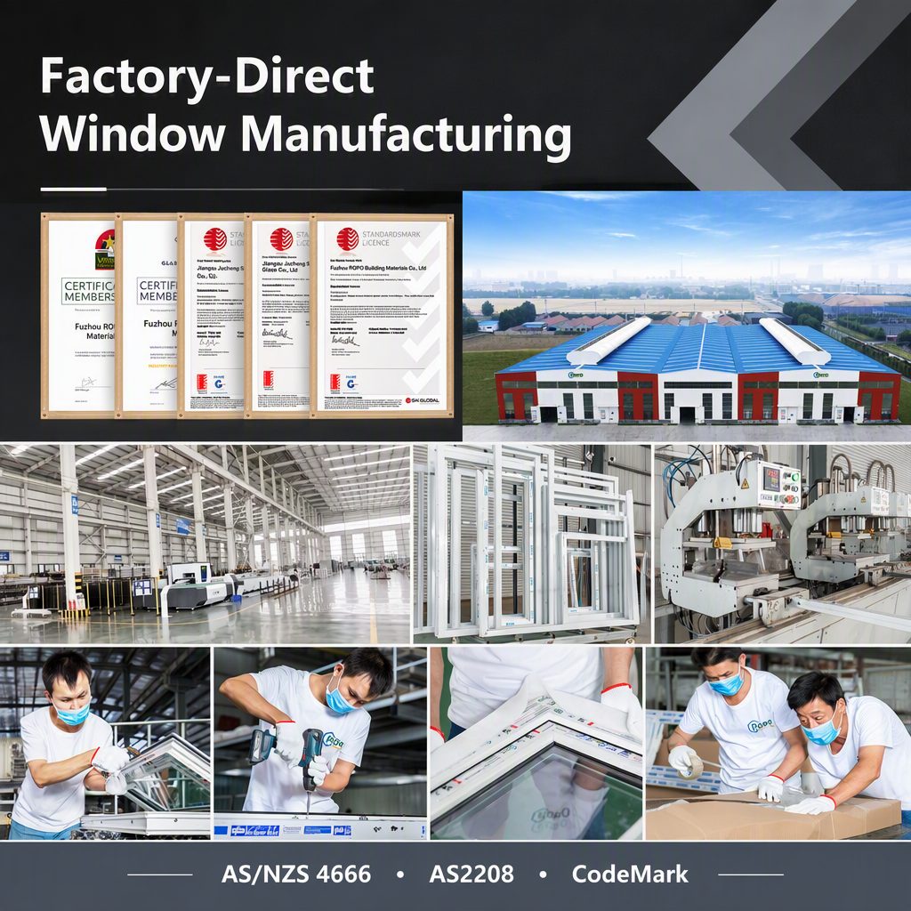 Double Glazing for House Windows, AS2047 AS2088 Two Track Sliding Double Glazed Thermal Break Waterproof Aluminium Windows