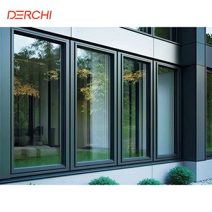 DERCHI China Aluminum Frame Double Glazed Casement Windows