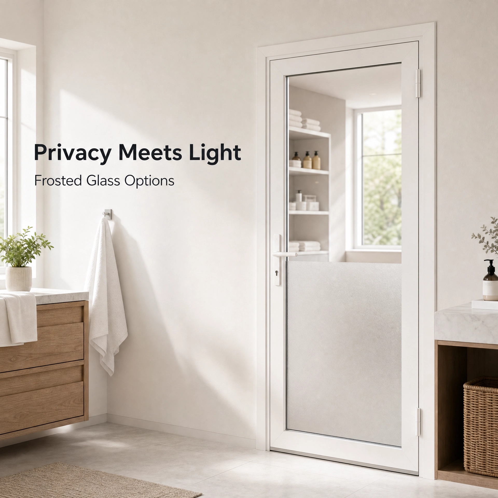 Energy Saving Waterproof Double Glazed Glass Aluminum Alloy Swing Casement Door Sound Insulation Modern Kitchen Interior Door