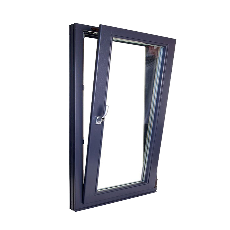 Soundproof Casement Windows Aluminum Frame Double Glazed Low-E Glass Tilt and Turn Window