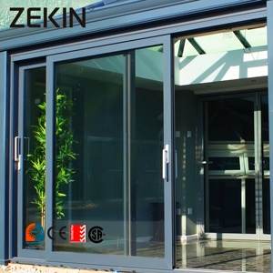Heavy Duty Lift Sliding Doors Double Glass