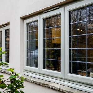 AMJ NFRC American Style Aluminum Casement Windows with Crank Handle Smooth Opening Outward Opening Glass Windows
