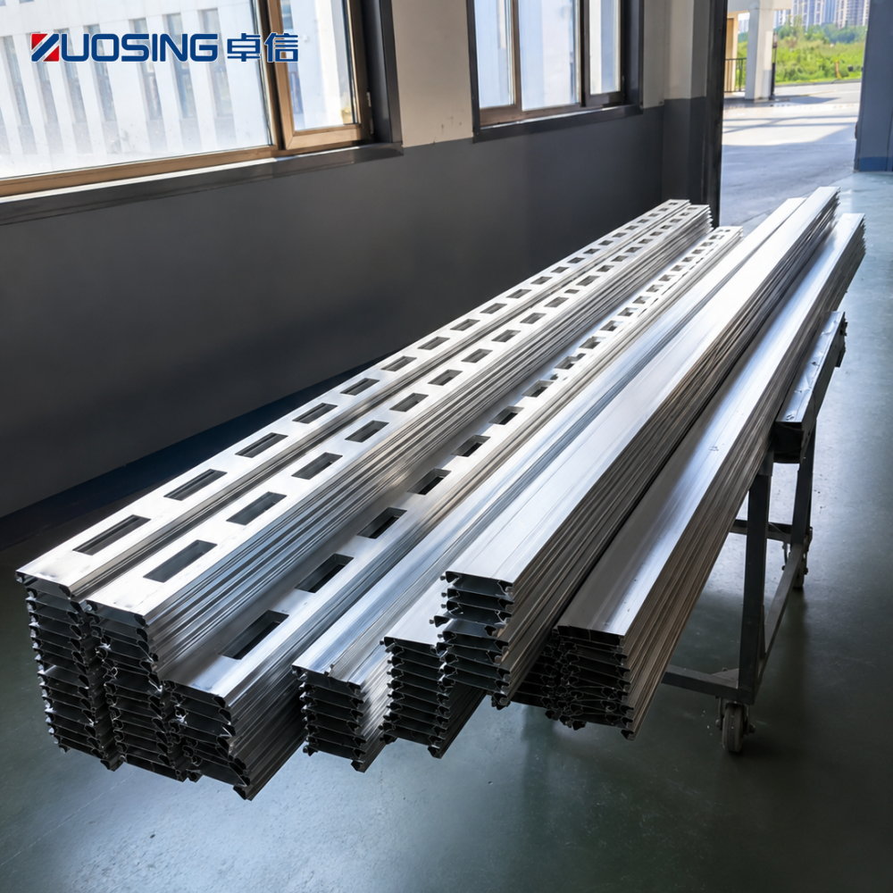 Ventilation Visible Roller Shutter Material 77mm Perforated Aluminum Slat Profile Custom Surface Treatment Rolling Shutter Door