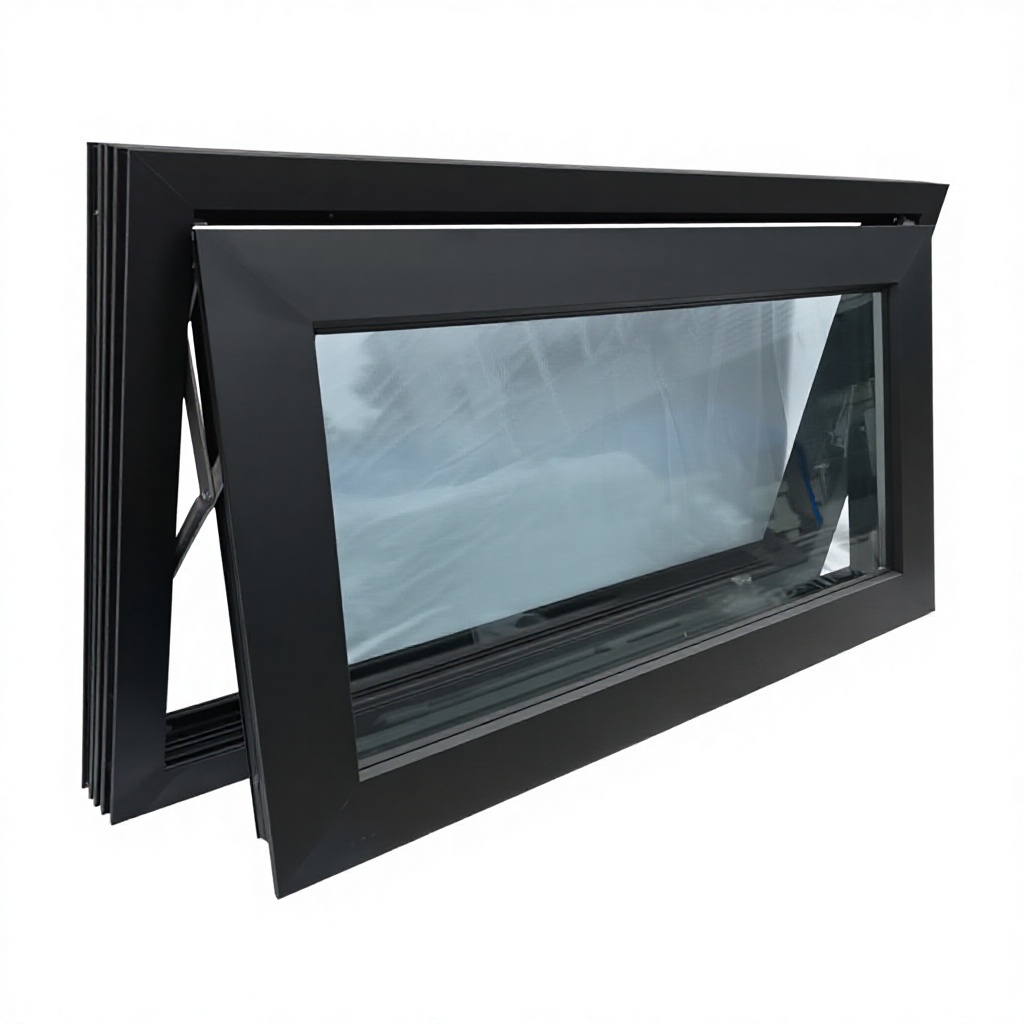 Aluminum Alloy Louver Folding Vent Window Stainless Steel Soundproof Hurricane Proof Energy Star Qualified 5-Year Warranty For