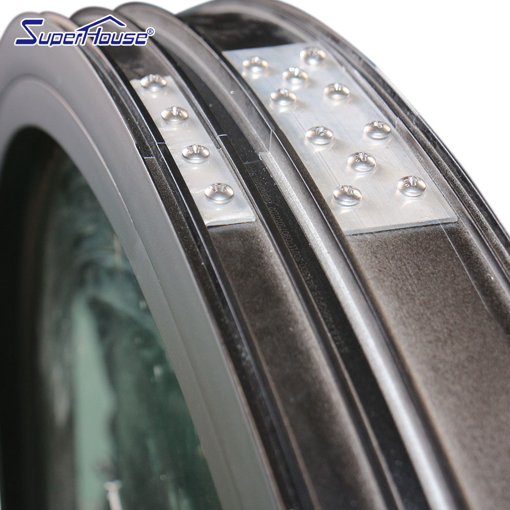 Superhouse Circle Window FPA Hurricane Impact Aluminum Round Fix Window for House