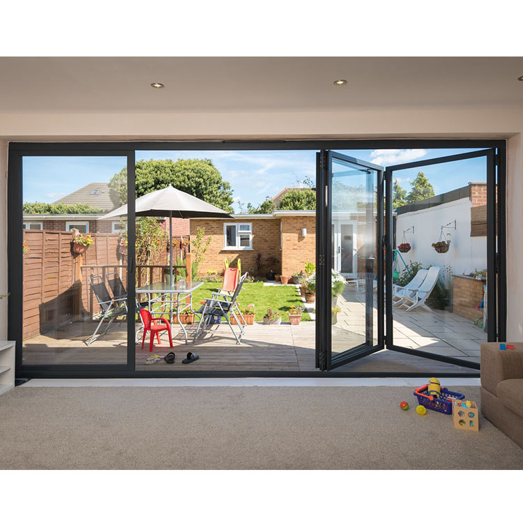 Aluminum folding door