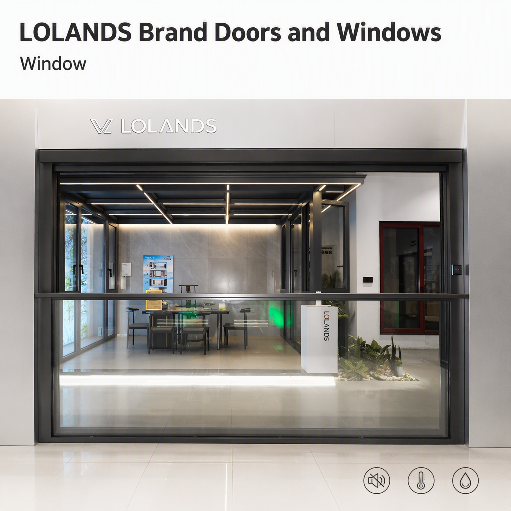 Lolands Custom Aluminum Frame Stainless Steel Screen Sliding Glass Door Modern Bi Directional Louver Lifting for Villa Workshop Scene 2