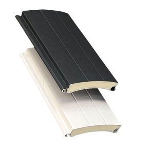 Standard Size Modern Aluminum Alloy Finished Rolling Outdoor Garage Door Thermal Insulation Soundproof White Gray Brown Colors