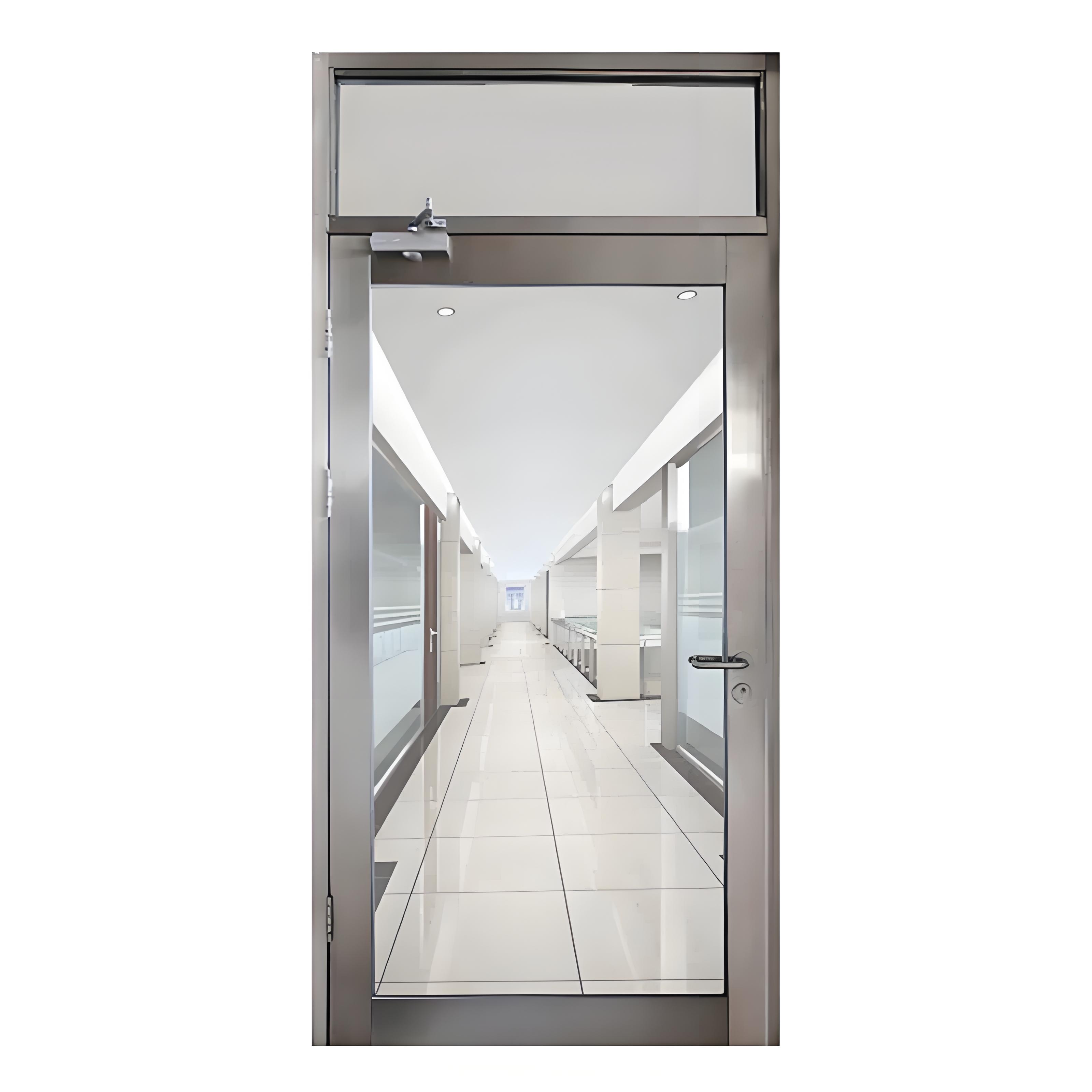 Modern Double Swing Aluminum Casement Door Detail