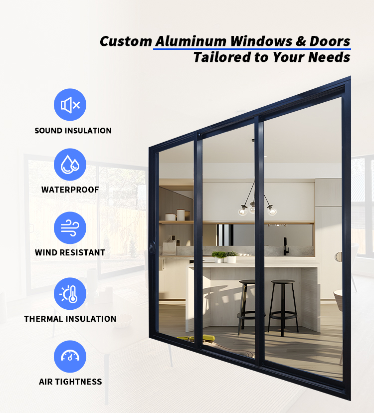 AMJ 100T Series Sliding Door Showcase 3