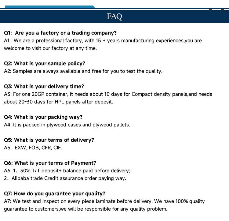 Quality Inspection and Logistics