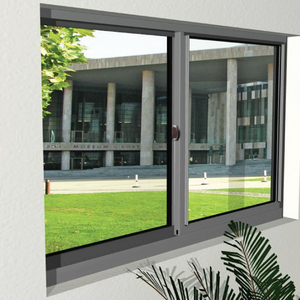 Aluminum Vertical Sliding Hurricane Impact Windows