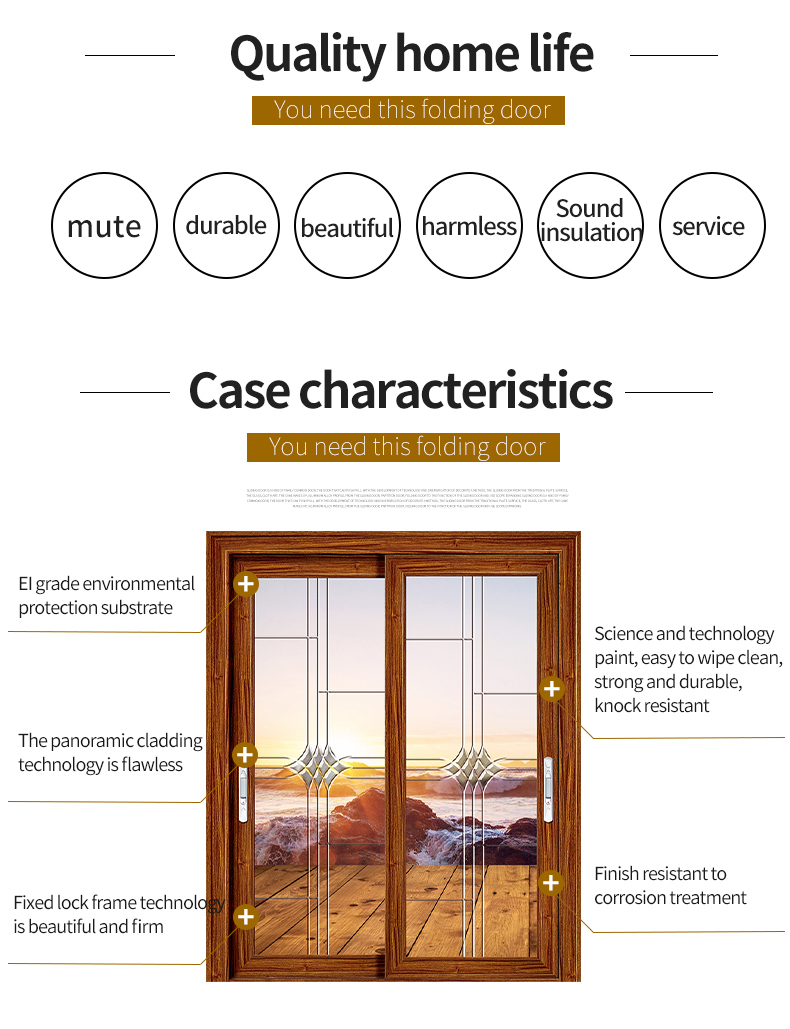 Aluminum Interior Sliding Pocket Doors Structure