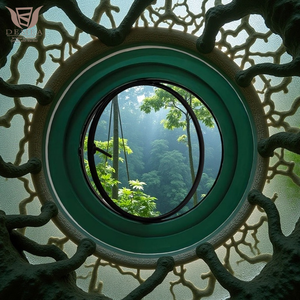 DEMEA High-Strength Aluminum Circular Rotating Window