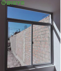 Modern Design Aluminum Alloy Stainless Steel Horizontal Sliding Windows Doors Magnetic Windproof Exterior Kitchen Warehouse 5