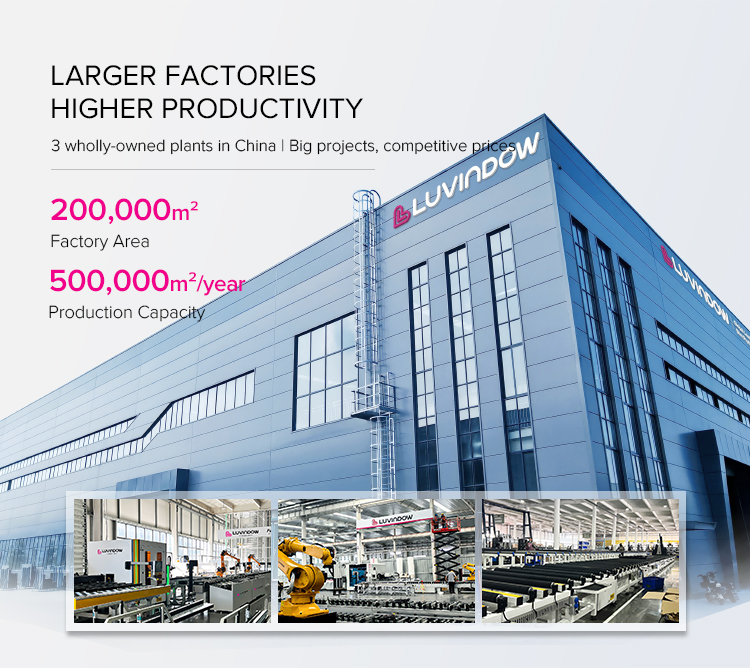 High Performance Thermal Break Aluminum Windows Double Glazed Soundproof Casement Windows for Hotel Apartment Projects